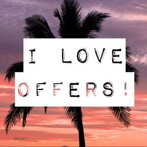 I LOVE OFFERS! Always open to negotiating prices!